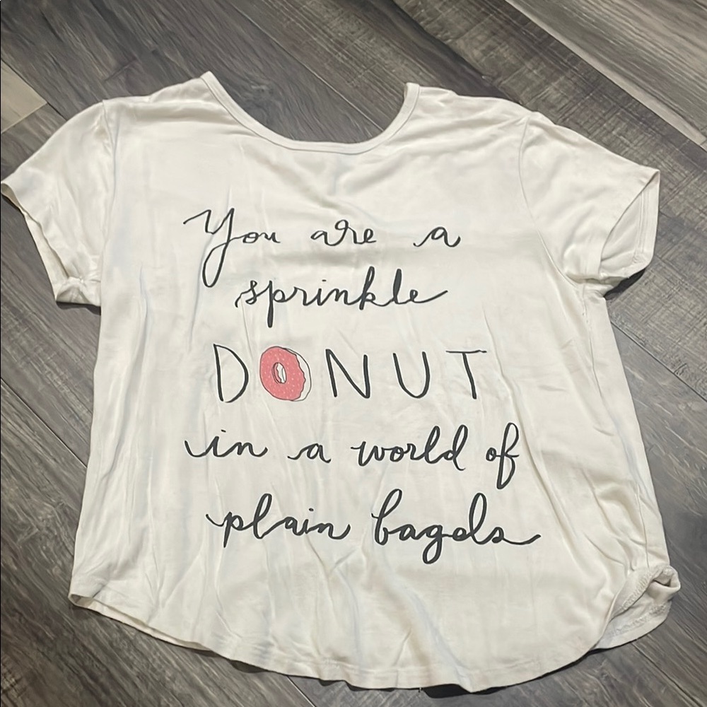 White Graphic Tee